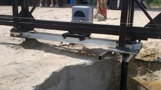 Купить сваи для ворот в Кирово-Чепецк. Заказать ворота на сваях под ключ от 21542 руб